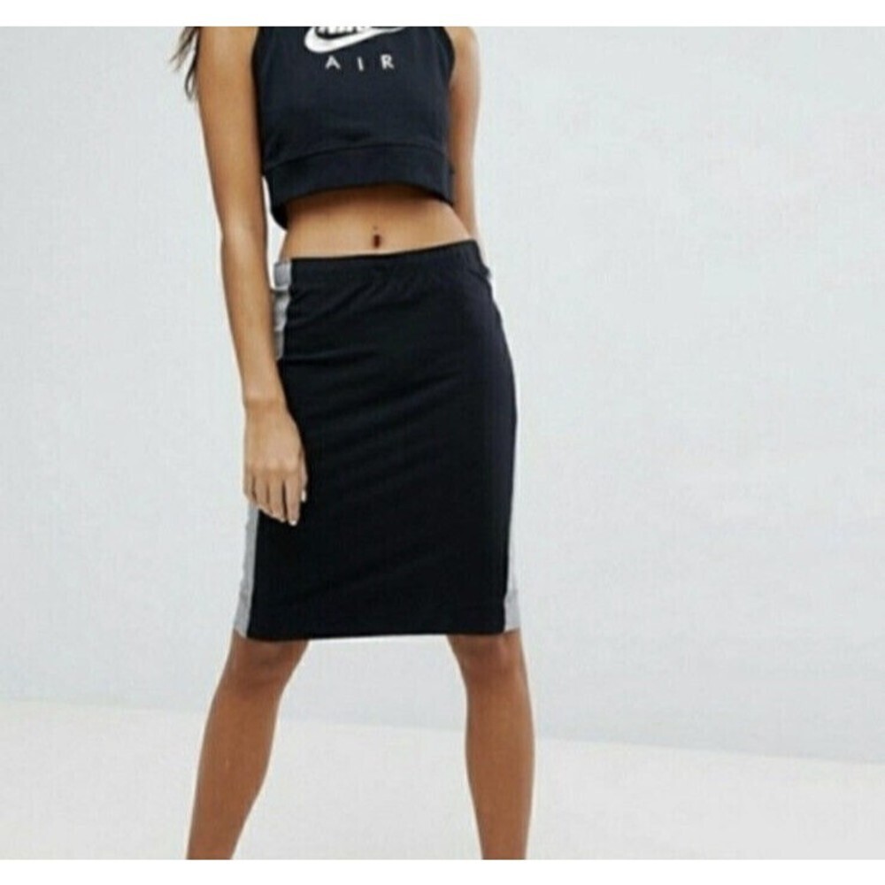 Nike Air Bodycon pencil skirt Sz XS, White & Black, Women’s GUC, Skirt